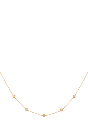 The 5 Dots Atoms Necklace, 18k Yellow Gold & Diamonds